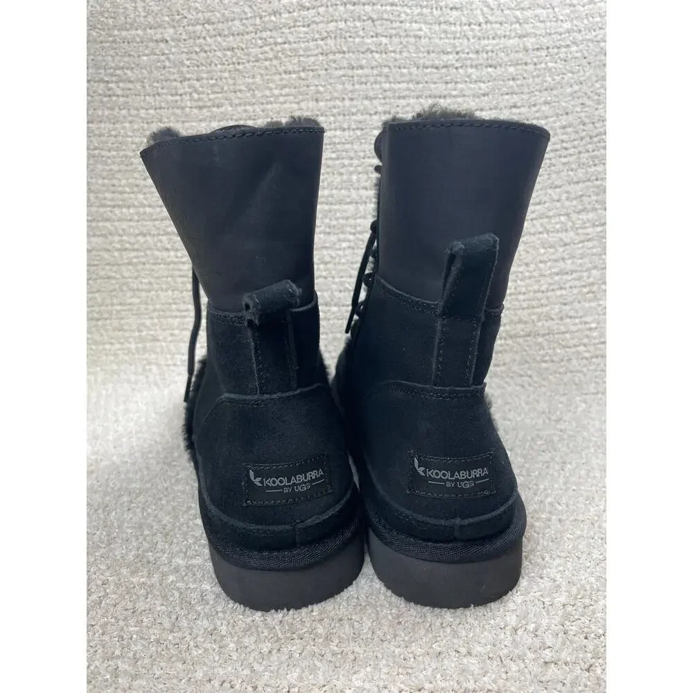 KOOLABURRA by Ugg Advay Women's 10 Tall Boots Furry Warm Winter Combat